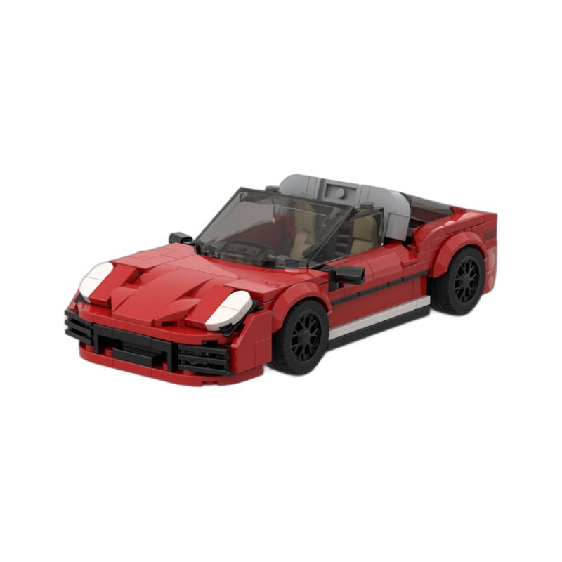Porsche 911 Targa MOC-Style Building Blocks Sports Car Model Collectible Toy Gift