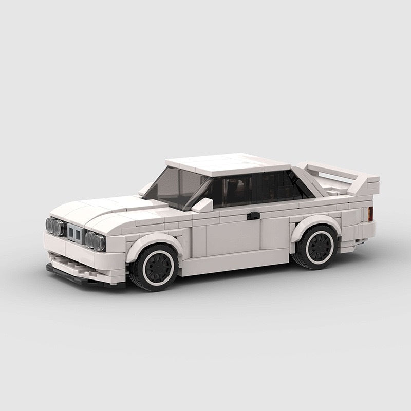 BMW M3 E30 MOC-Style Building Block Model – Classic Sports Car Collectible Toy for Kids & Adults