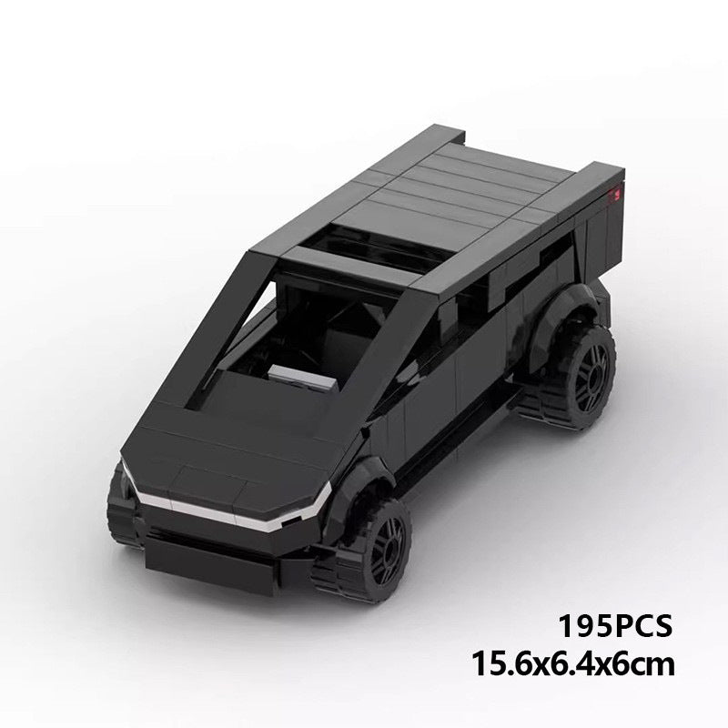 Tesla Model Cybertruck MOC-Style Building Car Set – Collector’s Edition EV Toy Kit