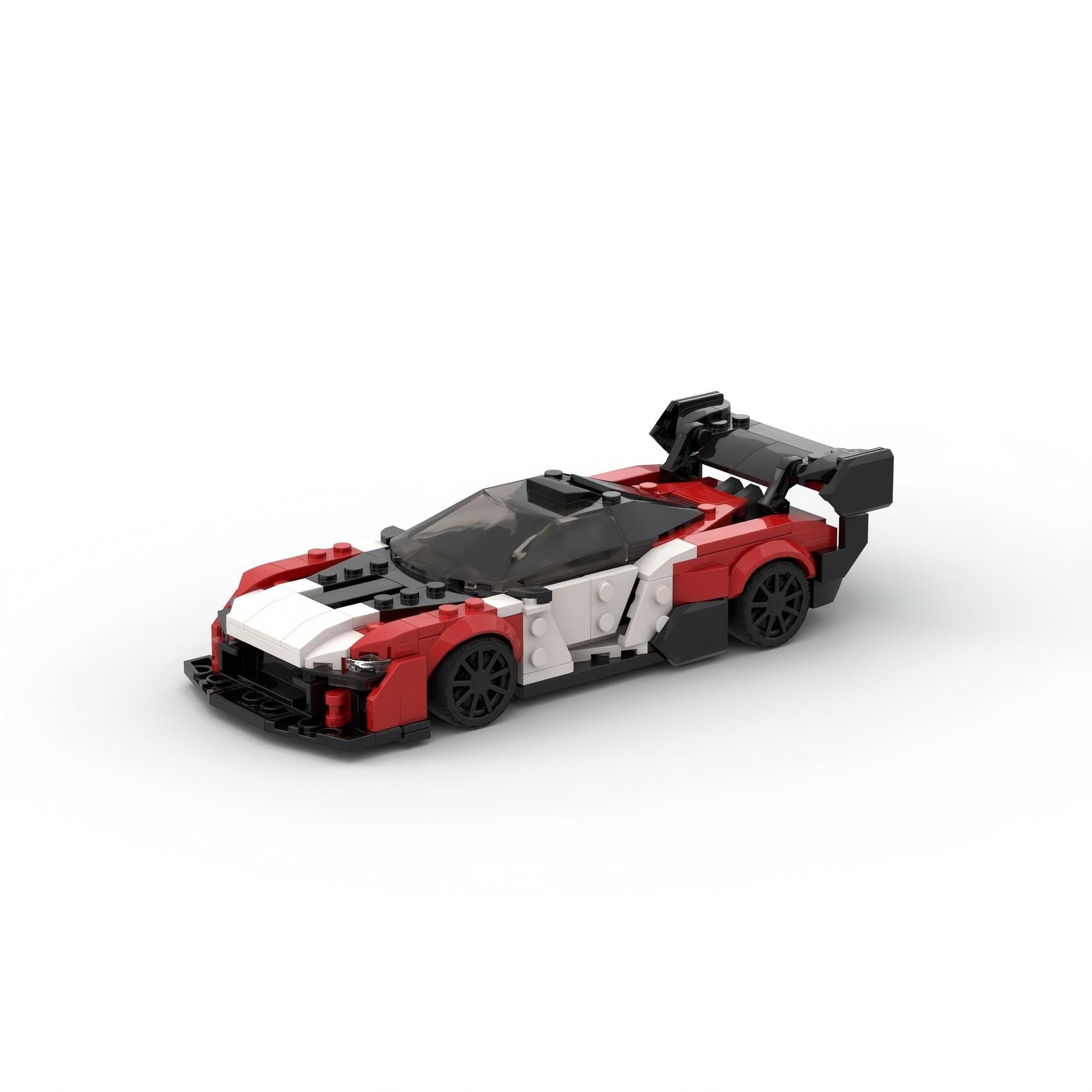 MOC McLaren Senna GTR Building Block Model – Technic Hypercar Collectible Brick Toy for Racing Enthusiasts