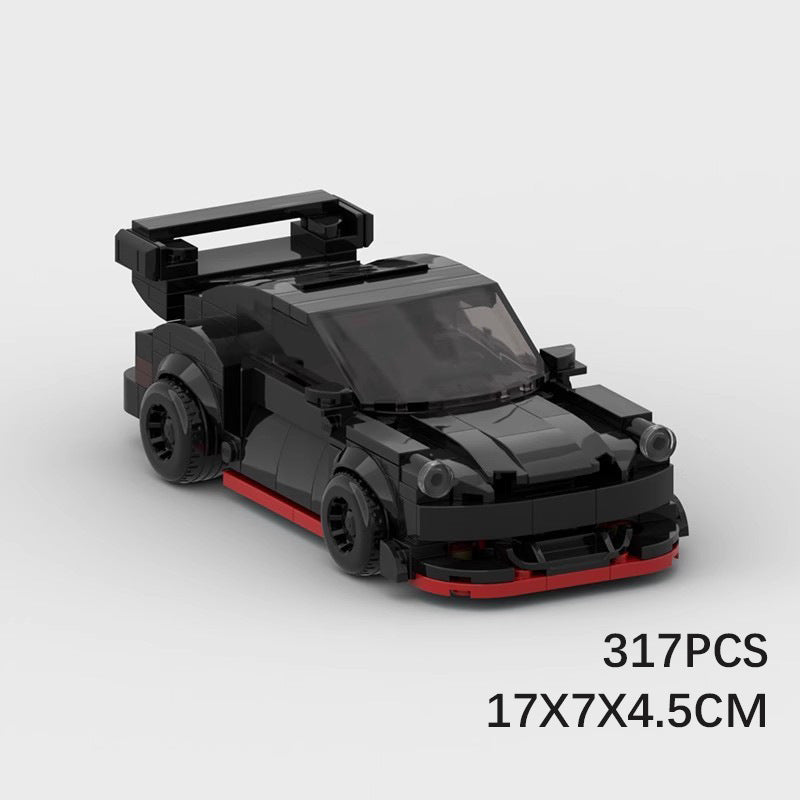 Porsche 911 MOC-Style Building Blocks Racing Car Model Collectible Sports Toy Gift