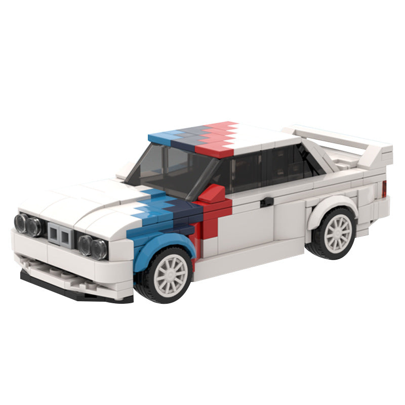 BMW M3 E30 MOC-Style Building Block Model – Classic Sports Car Collectible Toy for Kids & Adults