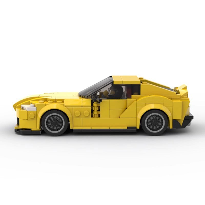 Toyota Supra GR MOC Style Sports Car Building Blocks Model Collectible Toy
