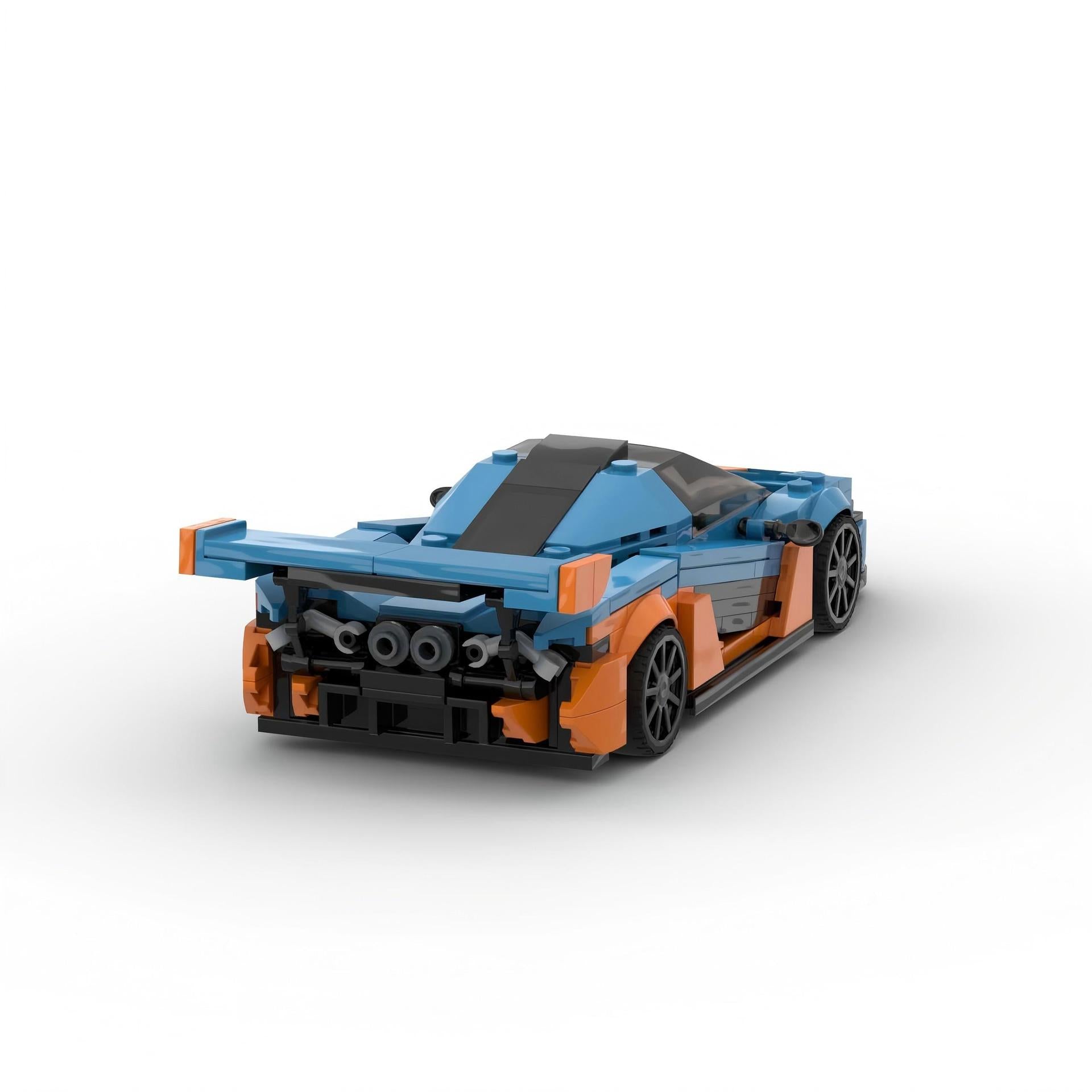 MOC McLaren P1 Building Block Model – Technic Supercar Collectible Brick Toy for Racing Fans