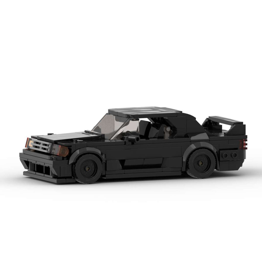 Mercedes Benz 190E MOC Style Building Blocks Classic Racing Car Model Collectible Toy Gift