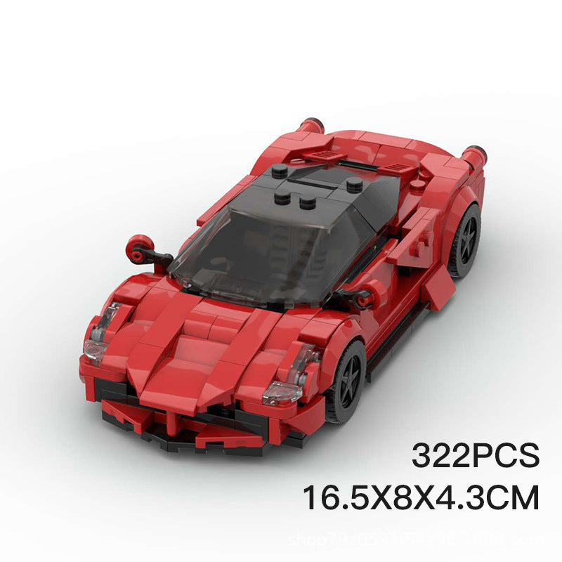 Ferrari LaFerrari MOC Style Building Blocks Supercar Model Collectible Toy Gift