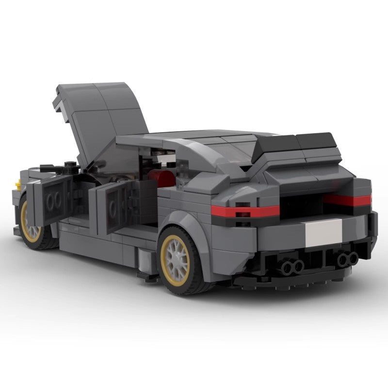 BMW M5 Police Car MOC-Style Building Block Set | DIY Sports Car Construction Model for Kids & Collectors