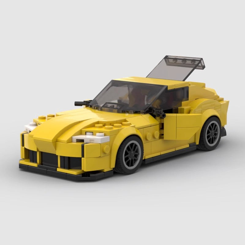 Toyota Supra GR MOC Style Sports Car Building Blocks Model Collectible Toy