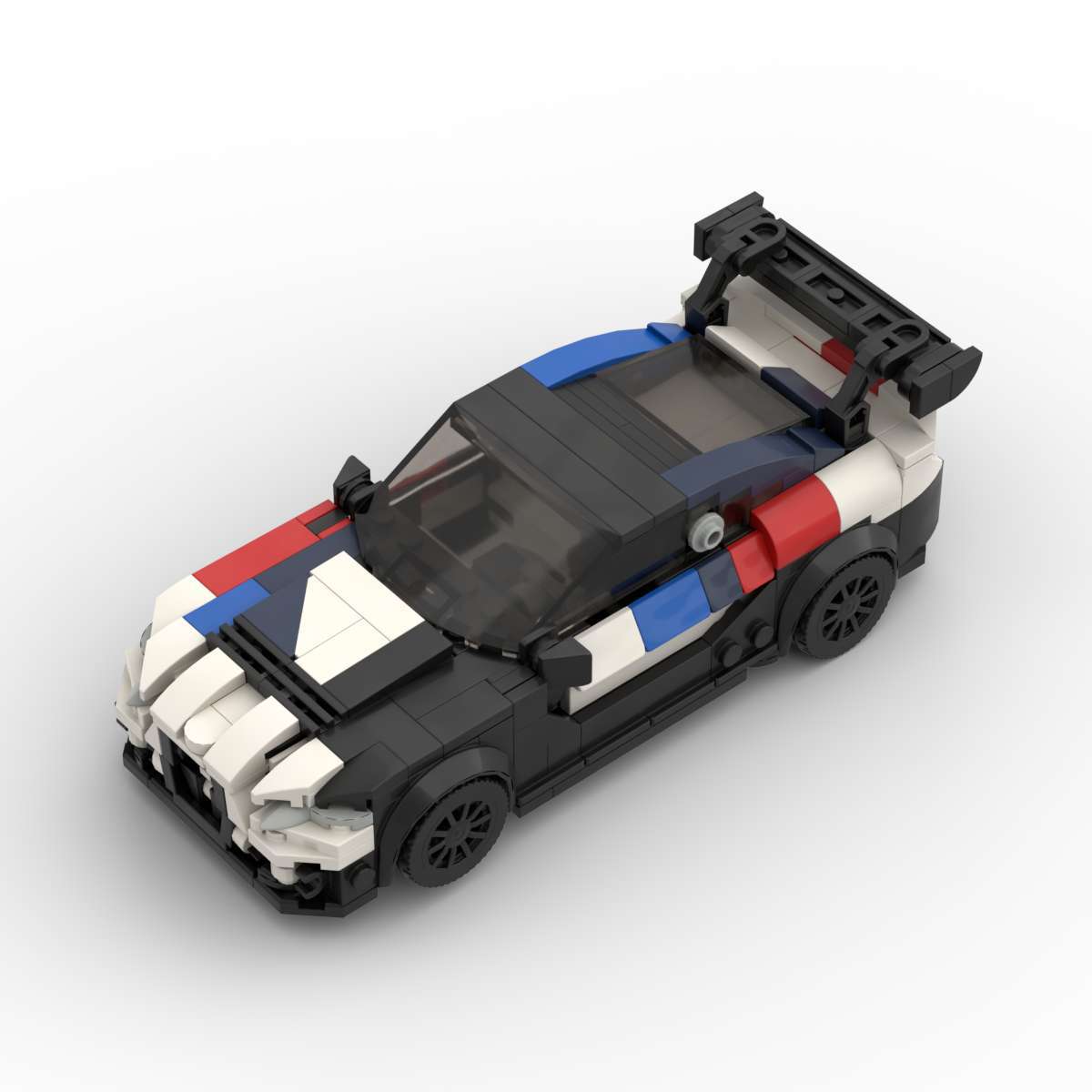 BMW M4 GT4 G82 MOC-Style Building Block Car Model | DIY Racing Sports Car Construction Toy