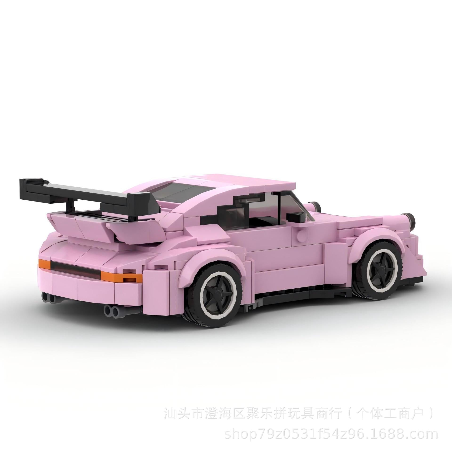 Porsche 911 MOC-Style Building Blocks Racing Car Model Collectible Sports Toy Gift