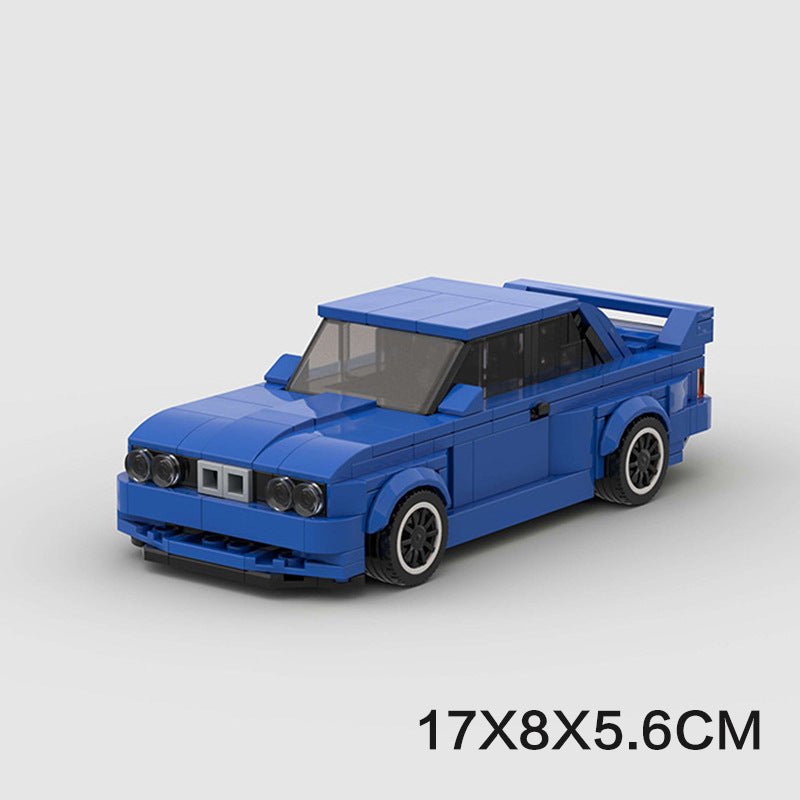 BMW M3 E30 MOC-Style Building Block Model – Classic Sports Car Collectible Toy for Kids & Adults