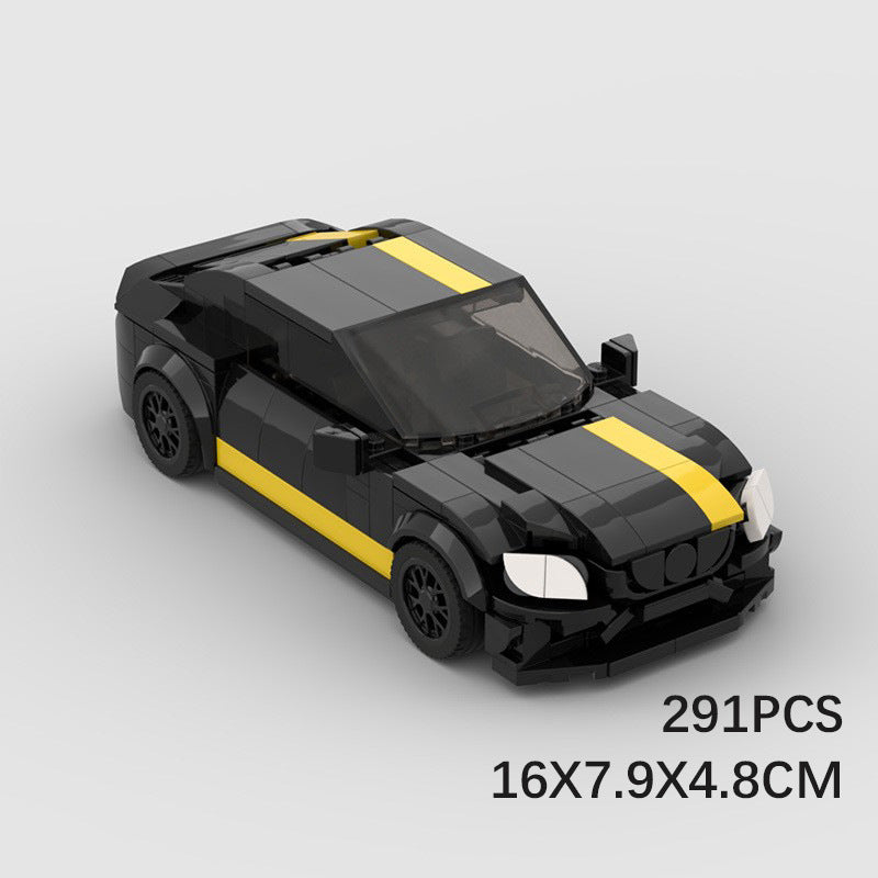 Mercedes Benz AMG C63S MOC-Style Building Blocks Racing Car Model Collectible Toy Gift
