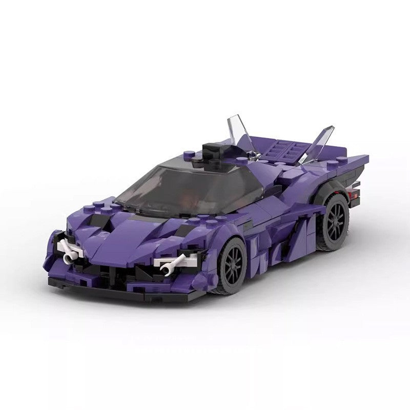 MOC Apollo EVO Supercar Building Block Model – 336PCS Collectible Brick Toy (16.5x7x4cm)