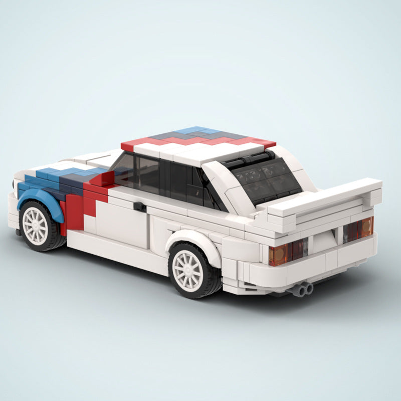 BMW M3 E30 MOC-Style Building Block Model – Classic Sports Car Collectible Toy for Kids & Adults