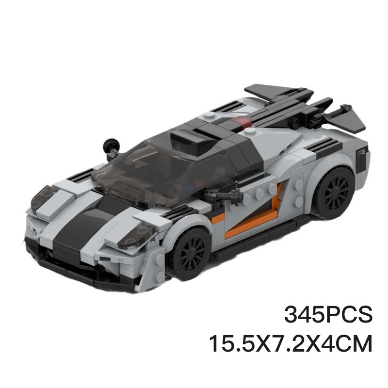 MOC Koenigsegg One Supercar Building Blocks Model – 345PCS Collectible Sports Car Toy