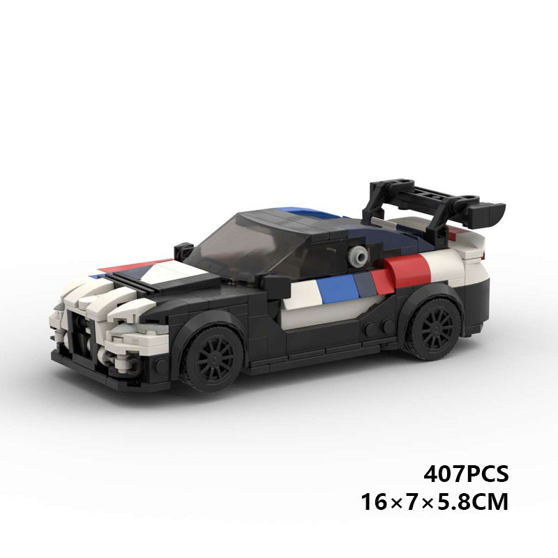 BMW M4 GT4 G82 MOC-Style Building Block Car Model | DIY Racing Sports Car Construction Toy