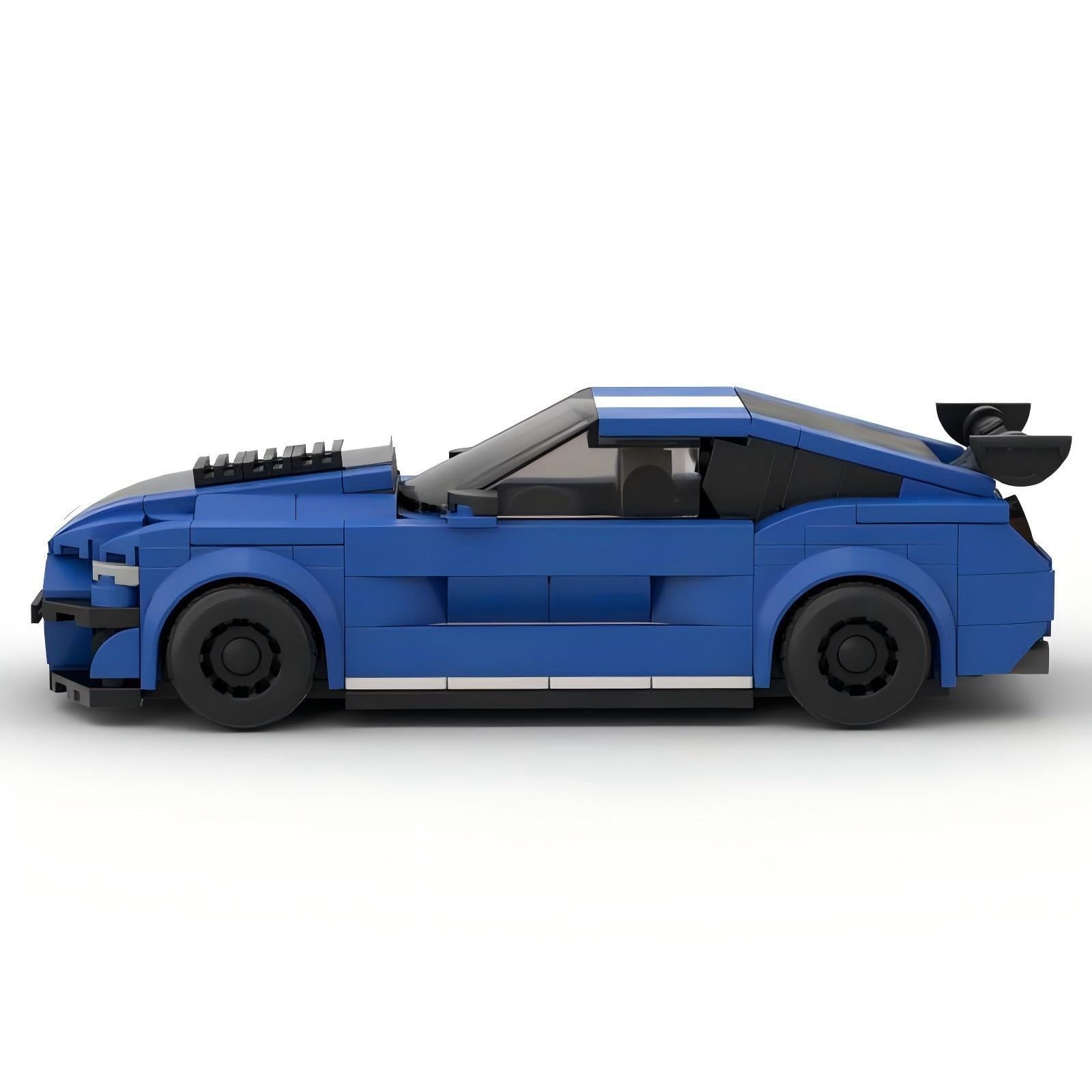 MOC Ford Mustang Shelby GT500 Building Blocks – Classic Sports Car Brick Model Toy for Collectors