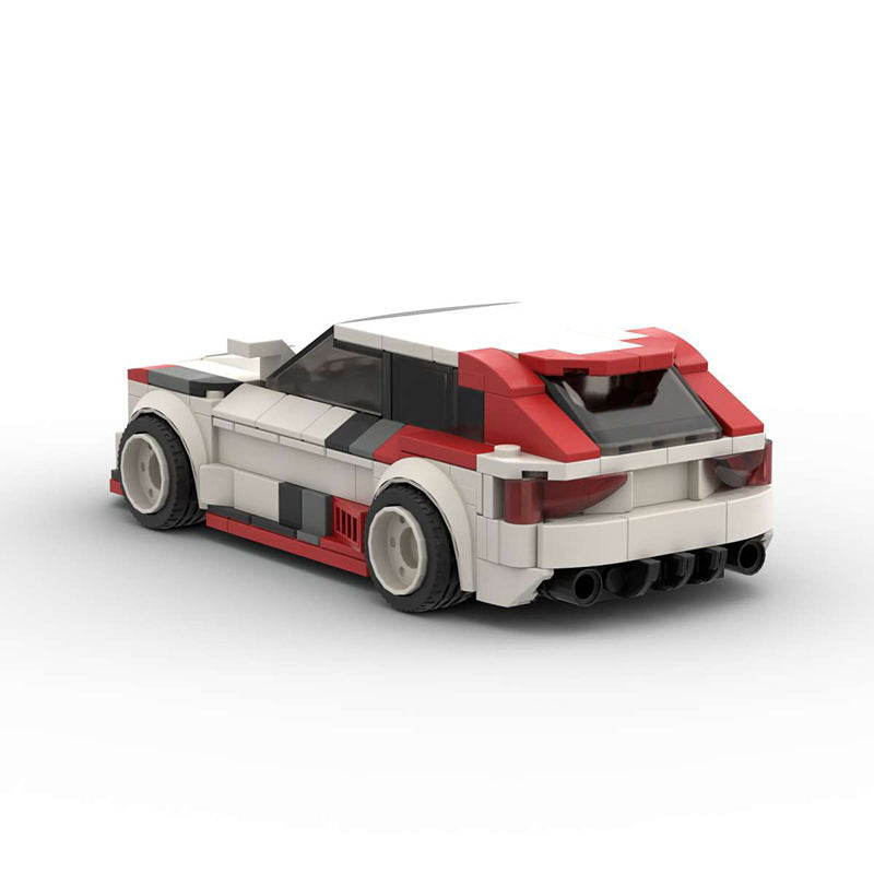 Audi RS6 MOC-Style Building Block Set | DIY Sports Car Model Kit for Kids & Adults