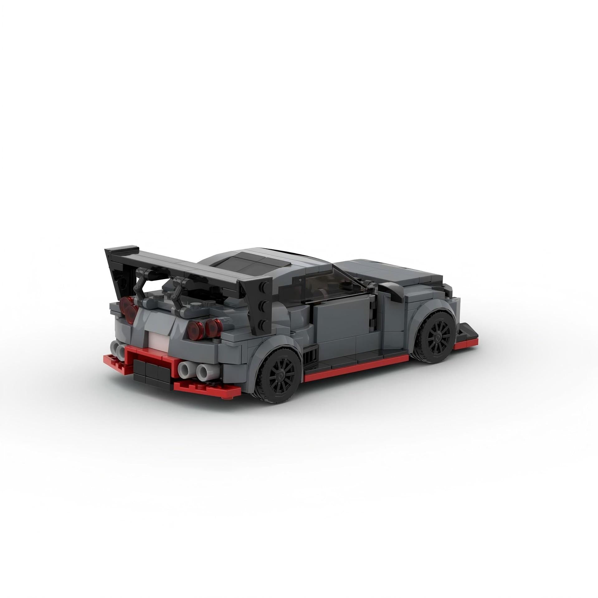 MOC Nissan GTR Building Block Model – Collectible NISMO Sports Car Brick Toy for JDM Fans