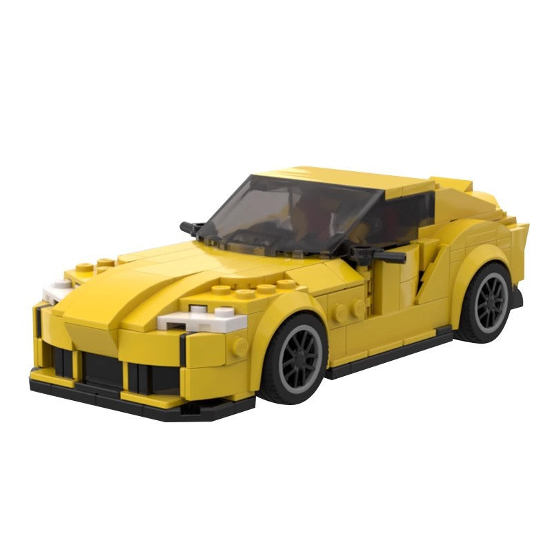 Toyota Supra GR MOC Style Sports Car Building Blocks Model Collectible Toy