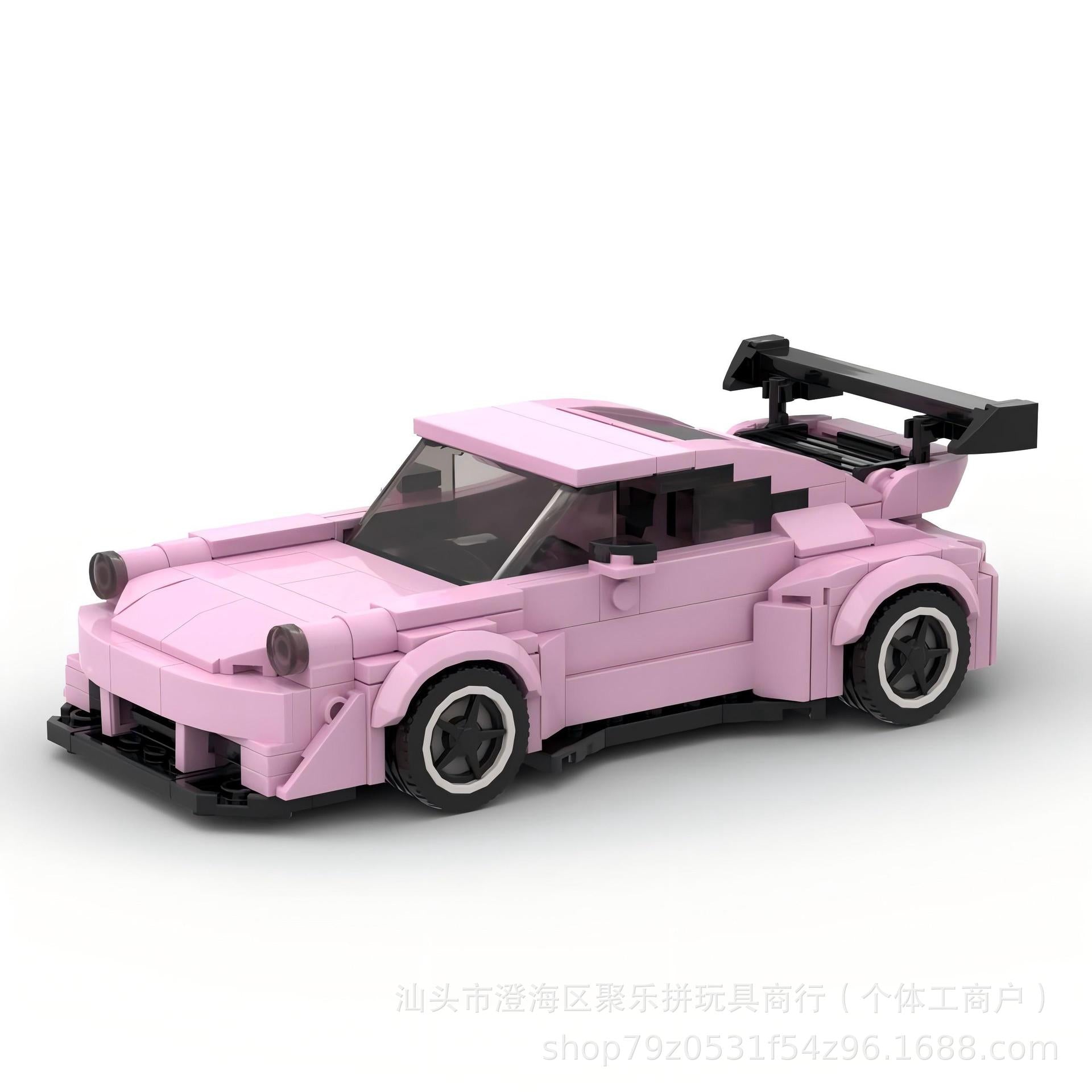 Porsche 911 MOC-Style Building Blocks Racing Car Model Collectible Sports Toy Gift