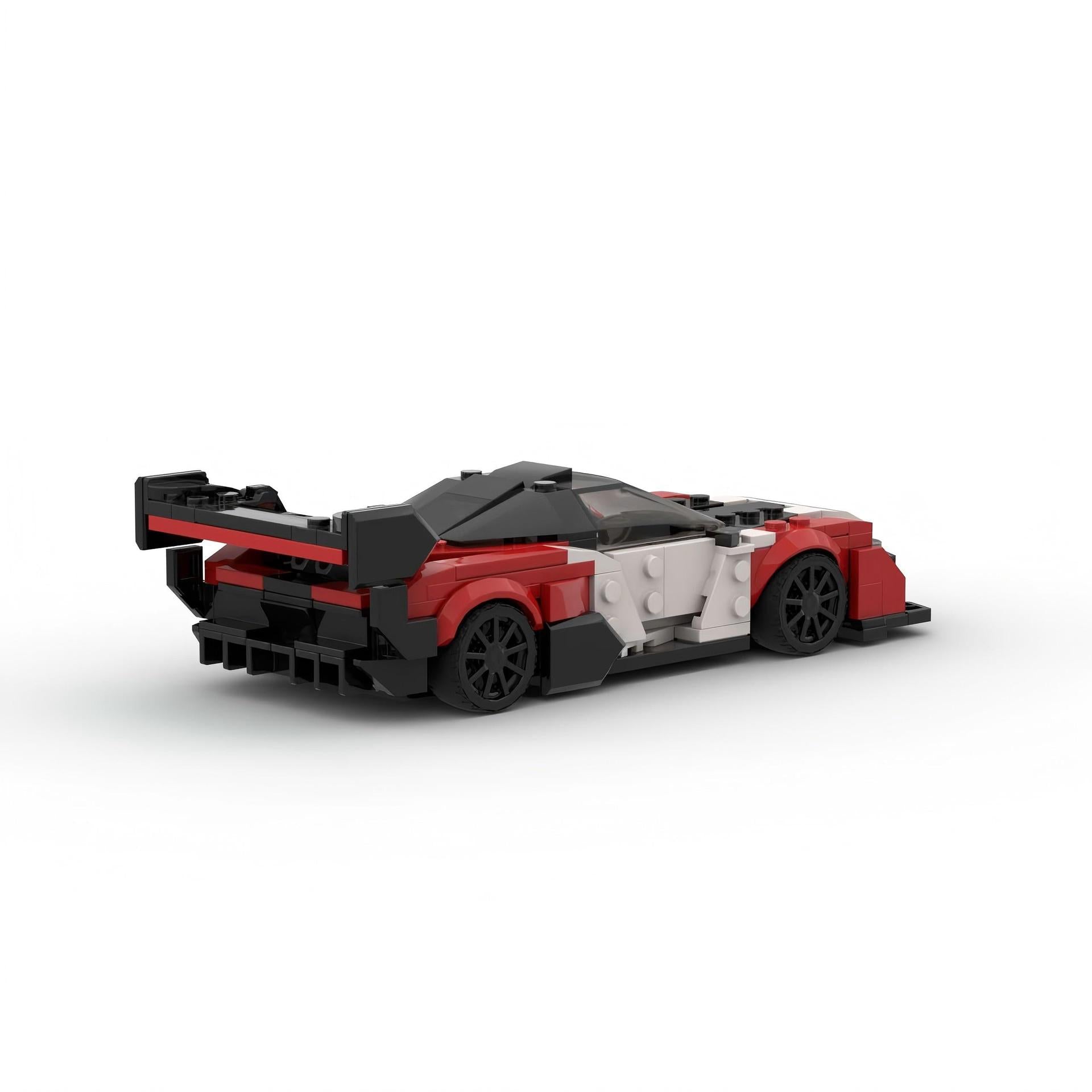 MOC McLaren Senna GTR Building Block Model – Technic Hypercar Collectible Brick Toy for Racing Enthusiasts