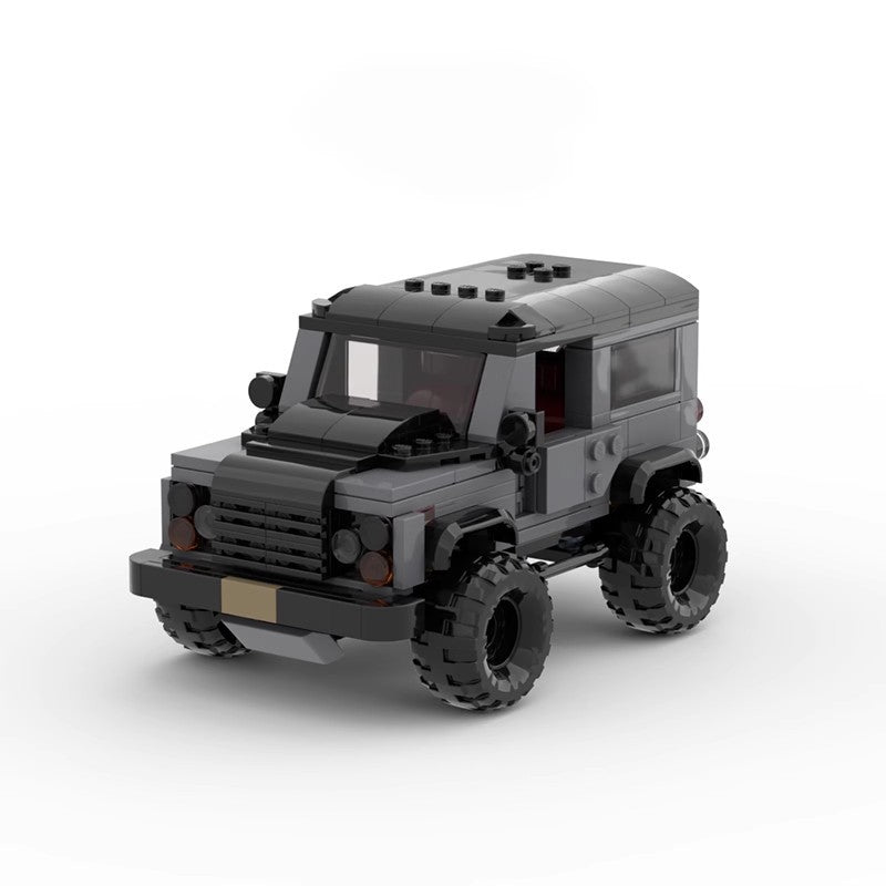 MOC Land Rover Defender Building Block Model – Classic 4x4 Off-Road SUV Brick Car Toy for Collectors & Kids