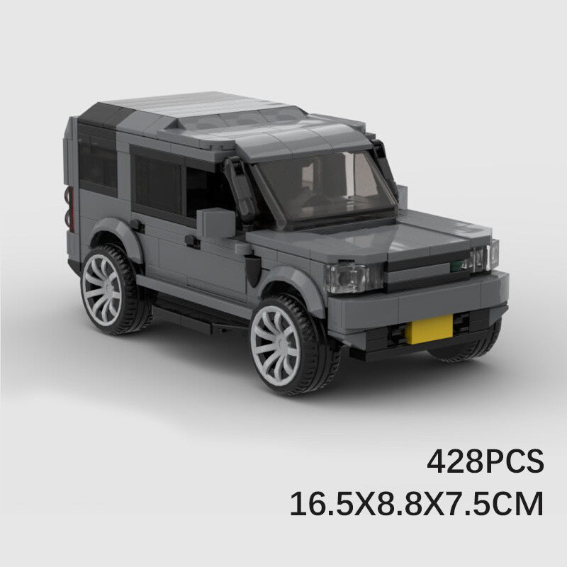 MOC Land Rover Discovery 4 Building Block Model – Classic Off-Road SUV Brick Car Toy for Collectors & Kids