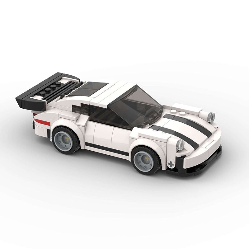 Porsche 911 Turbo MOC-Style Building Blocks Racing Car Model Collectible Sports Toy Gift
