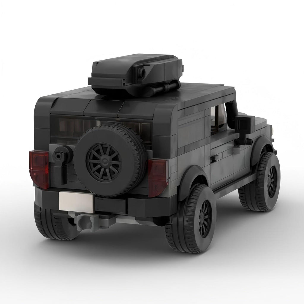 MOC Ford Bronco Off-Road SUV Building Blocks – Classic 4x4 Brick Model Toy for Collectors & Kids