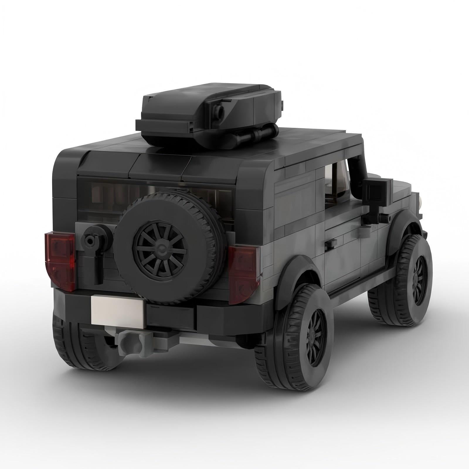 MOC Ford Bronco Off-Road SUV Building Blocks – Classic 4x4 Brick Model Toy for Collectors & Kids