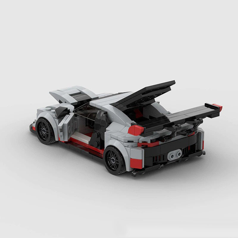 Audi R8 GT3 MOC Compatible Racing Car Building Block Model – Supercar Brick Kit for Collectors & Kids