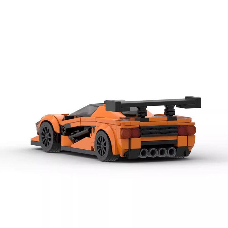 MOC McLaren F1 LM Building Block Supercar Model – Collectible Brick Toy for Car Enthusiasts