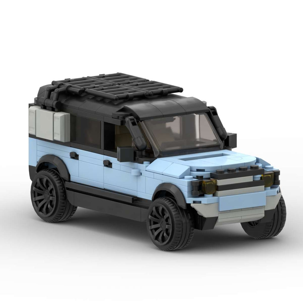 MOC Land Rover Defender Building Block Model – Classic 4x4 Off-Road SUV Brick Car Toy for Collectors & Kids