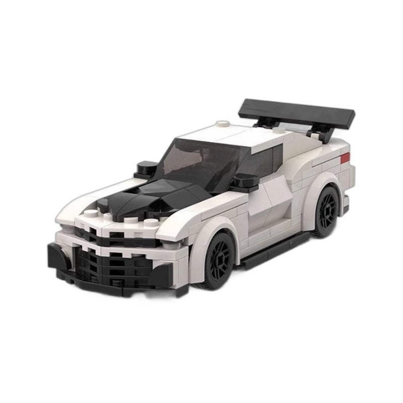 MOC Chevrolet Camaro ZL1 Building Block Model – Muscle Car Brick Toy for Collectors & Racing Fans