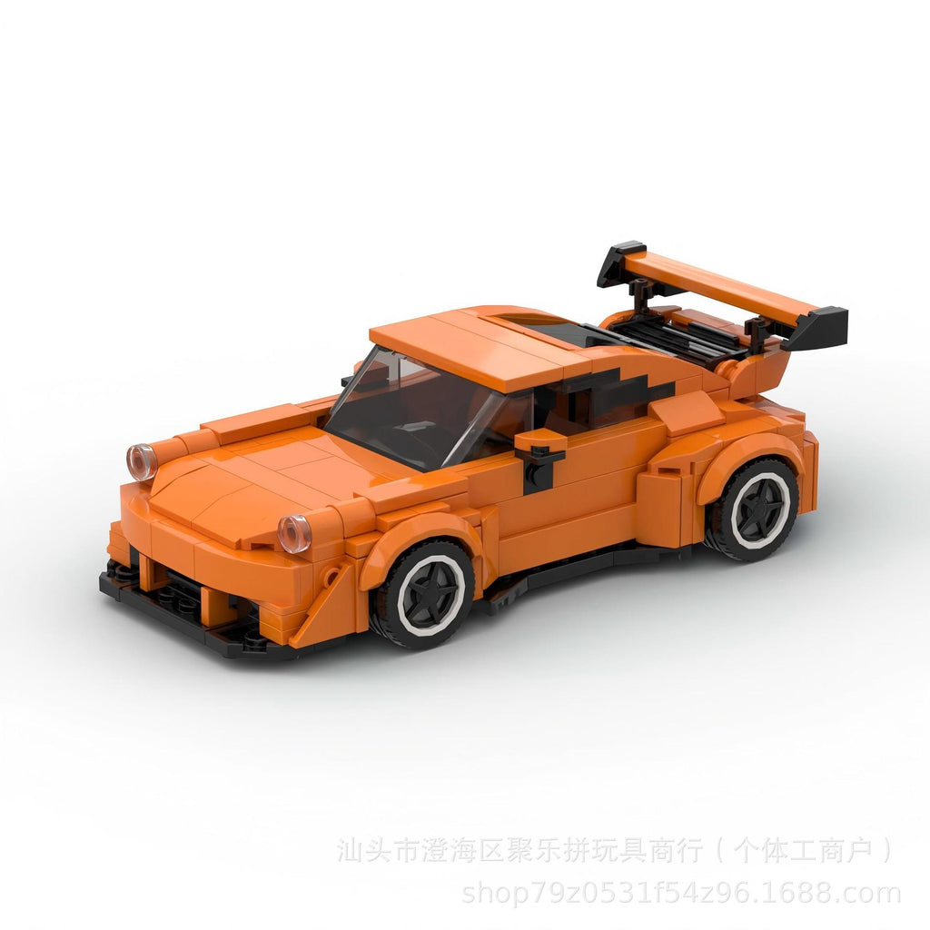 Porsche 911 MOC-Style Building Blocks Racing Car Model Collectible Sports Toy Gift