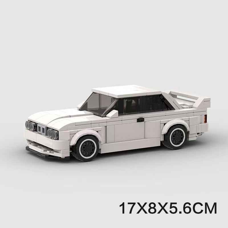 BMW M3 E30 MOC-Style Building Block Model – Classic Sports Car Collectible Toy for Kids & Adults