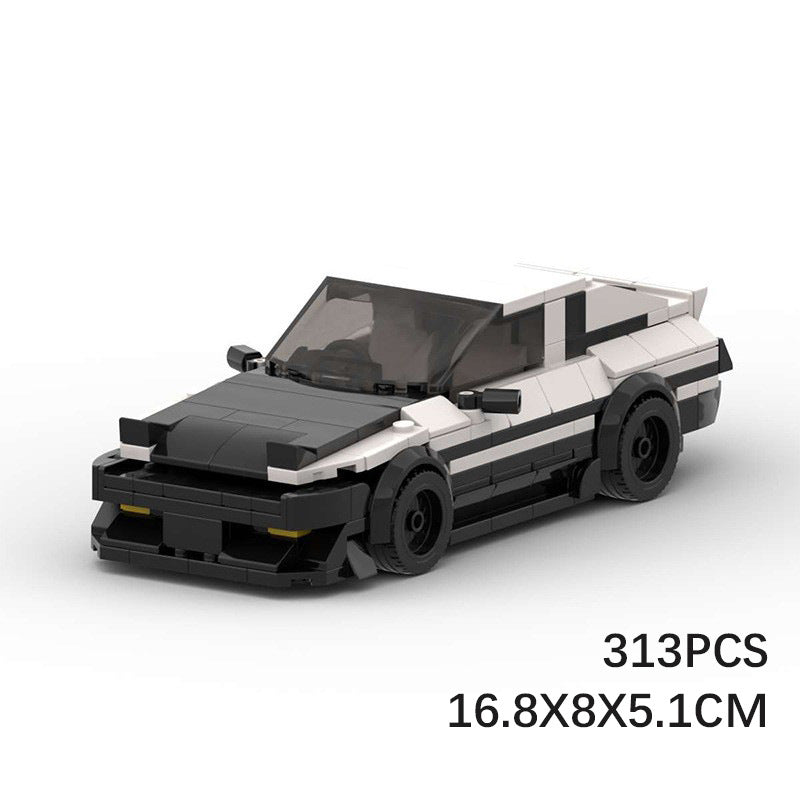 Toyota AE86 MOC Style Initial D Car Building Blocks Model Collectible Toy Gift