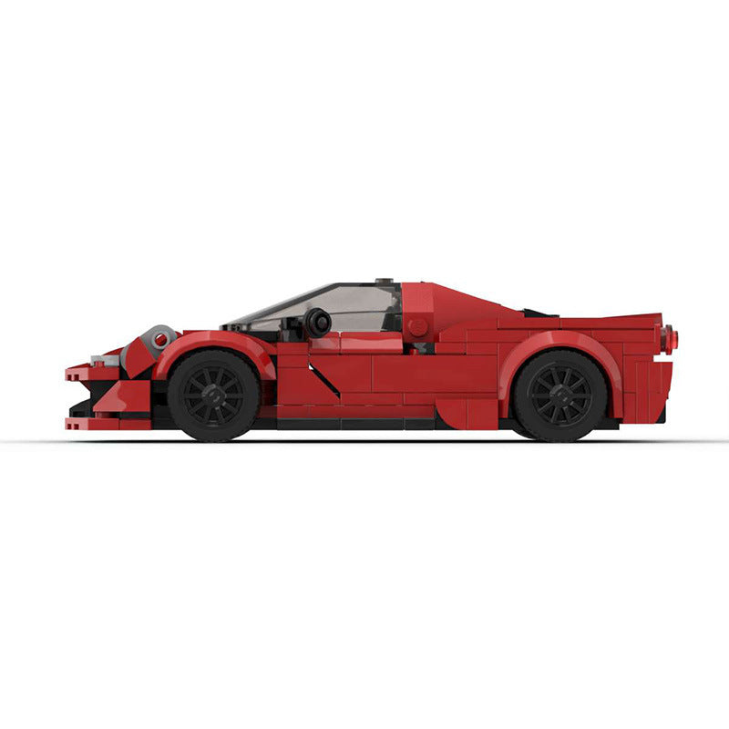 Ferrari 488 Pista MOC Style Supercar Building Blocks Model Collectible Toy Gift
