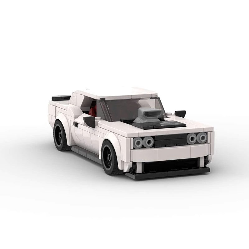 Dodge Challenger Dom MOC Style Building Blocks Muscle Car Model Collectible Fast Furious Toy Gift