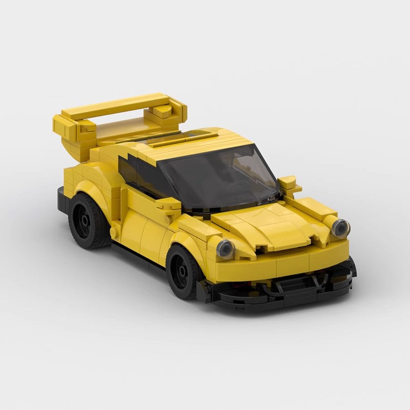 Porsche 911 MOC-Style Building Blocks Racing Car Model Collectible Sports Toy Gift