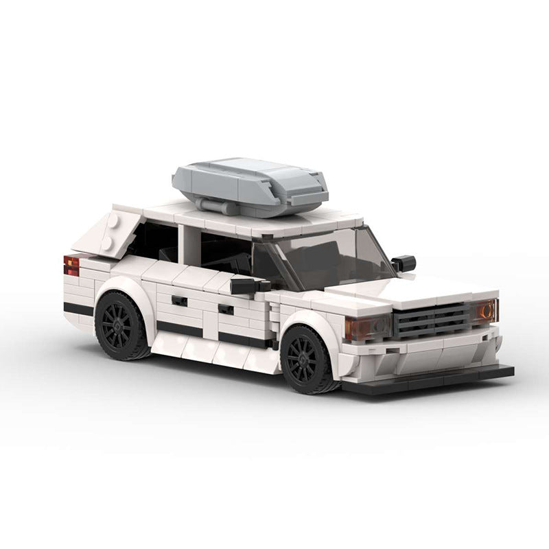 Mercedes Benz S124 MOC Style Building Blocks Classic Wagon Car Model Collectible Toy Gift