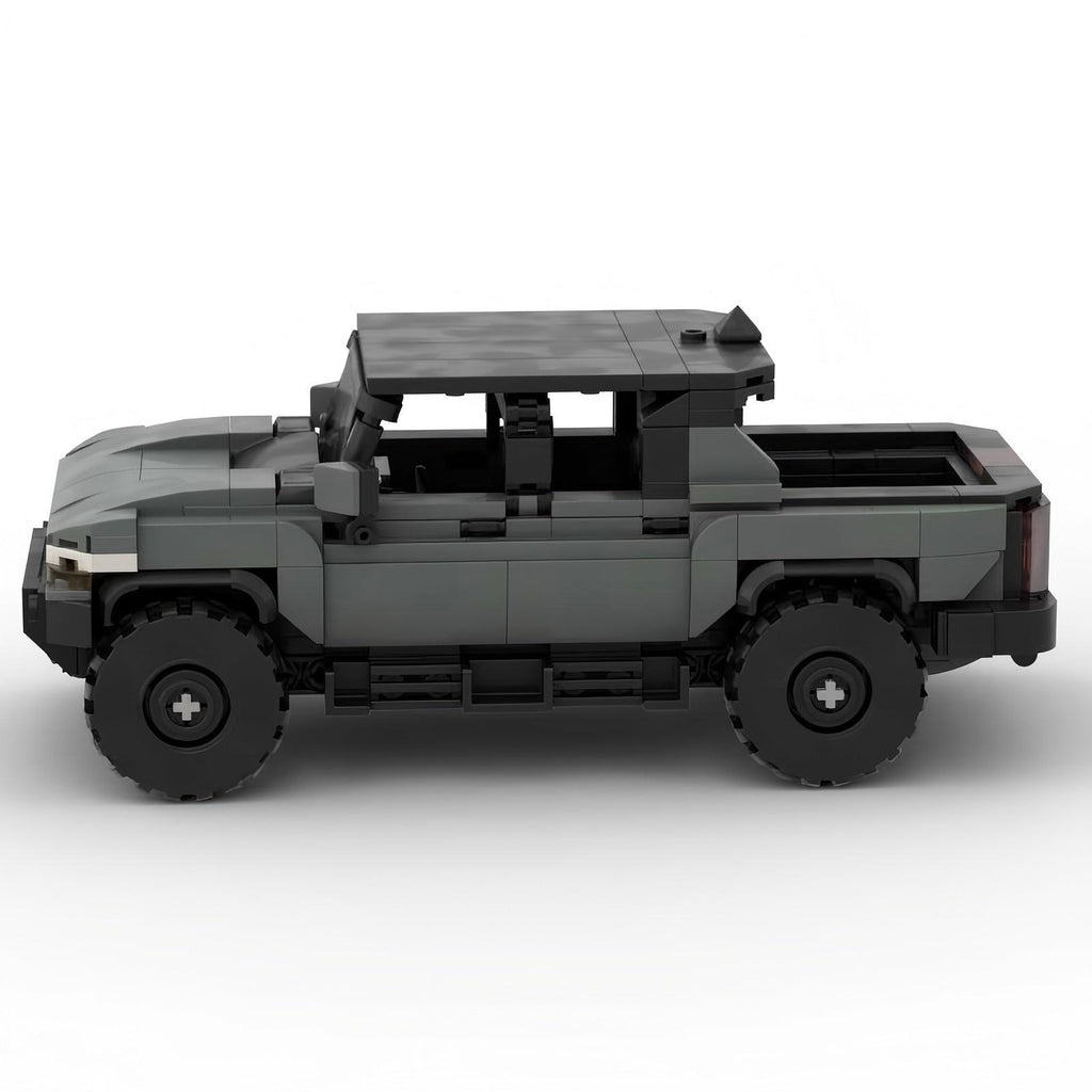 MOC Hummer HEV Building Blocks Model – Military Off-Road SUV Collectible Brick Toy