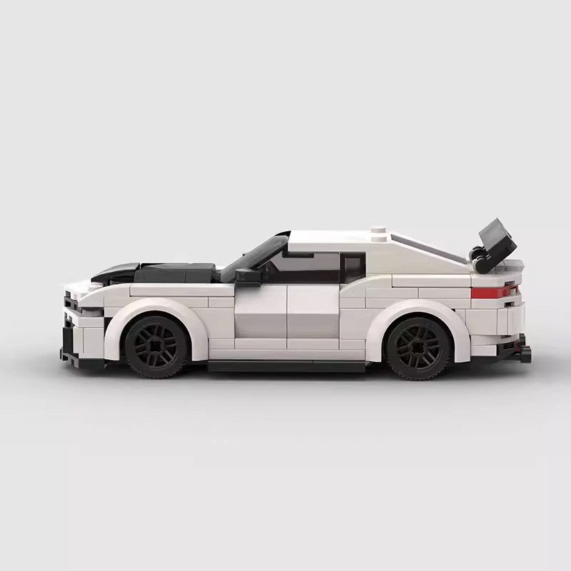MOC Chevrolet Camaro ZL1 Building Block Model – Muscle Car Brick Toy for Collectors & Racing Fans