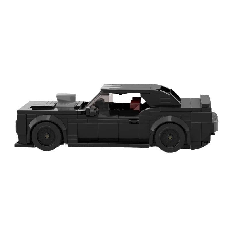 Dodge Challenger Dom MOC Style Building Blocks Muscle Car Model Collectible Fast Furious Toy Gift