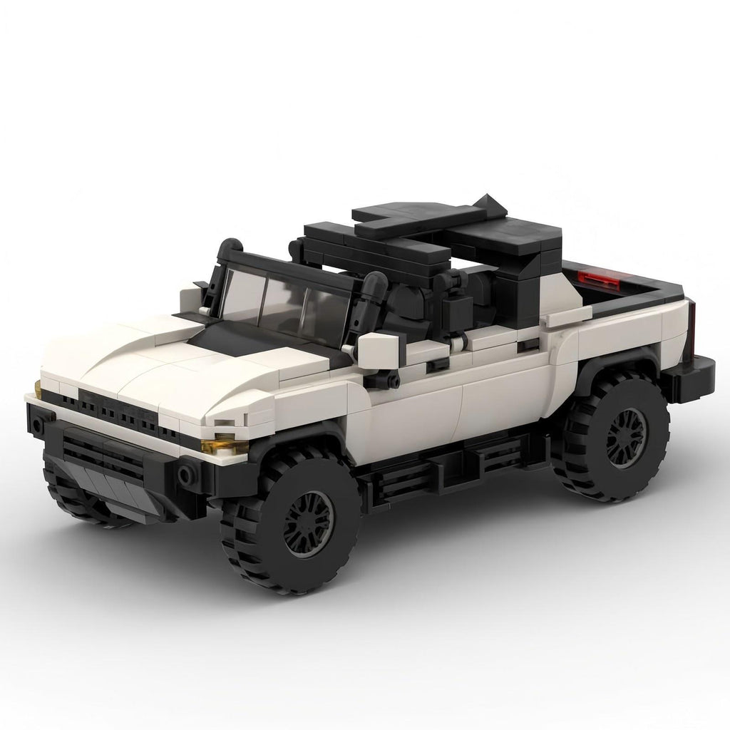 MOC Hummer HEV Building Blocks Model – Military Off-Road SUV Collectible Brick Toy