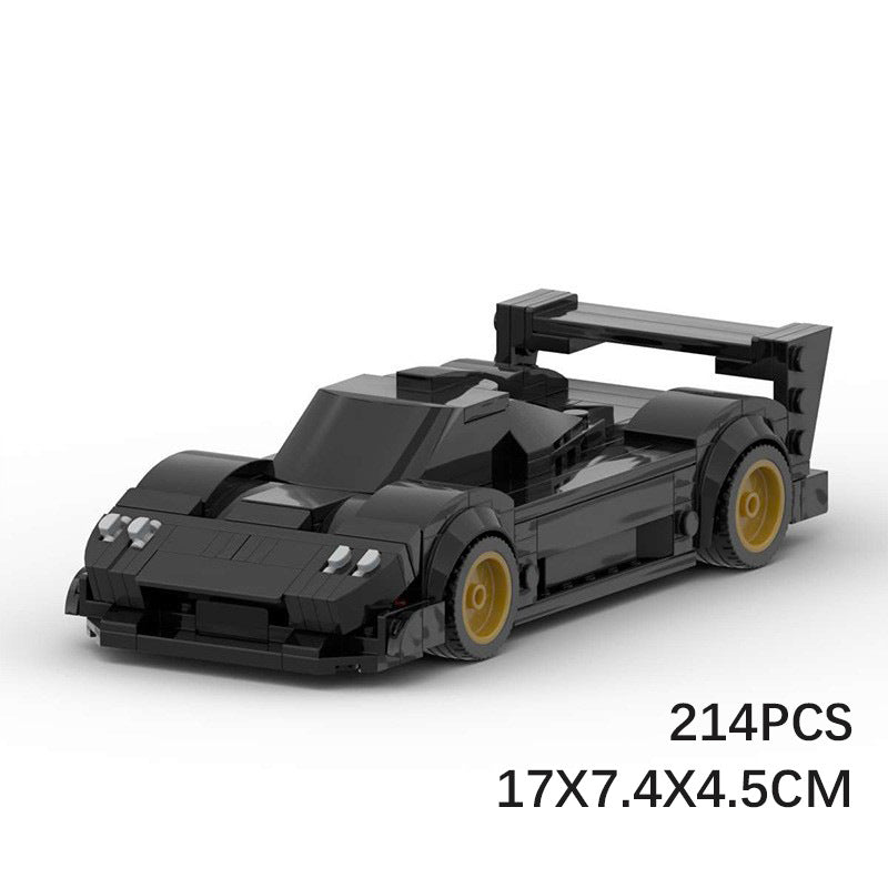 MOC Pagani Zonda Building Block Supercar Model – Collectible Racing Brick Toy for Car Enthusiasts