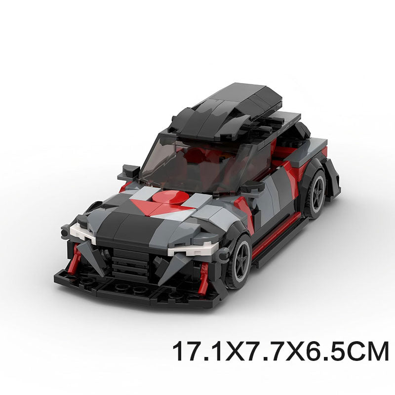 Audi RS6 MOC-Style Building Block Set | DIY Sports Car Model Kit for Kids & Adults
