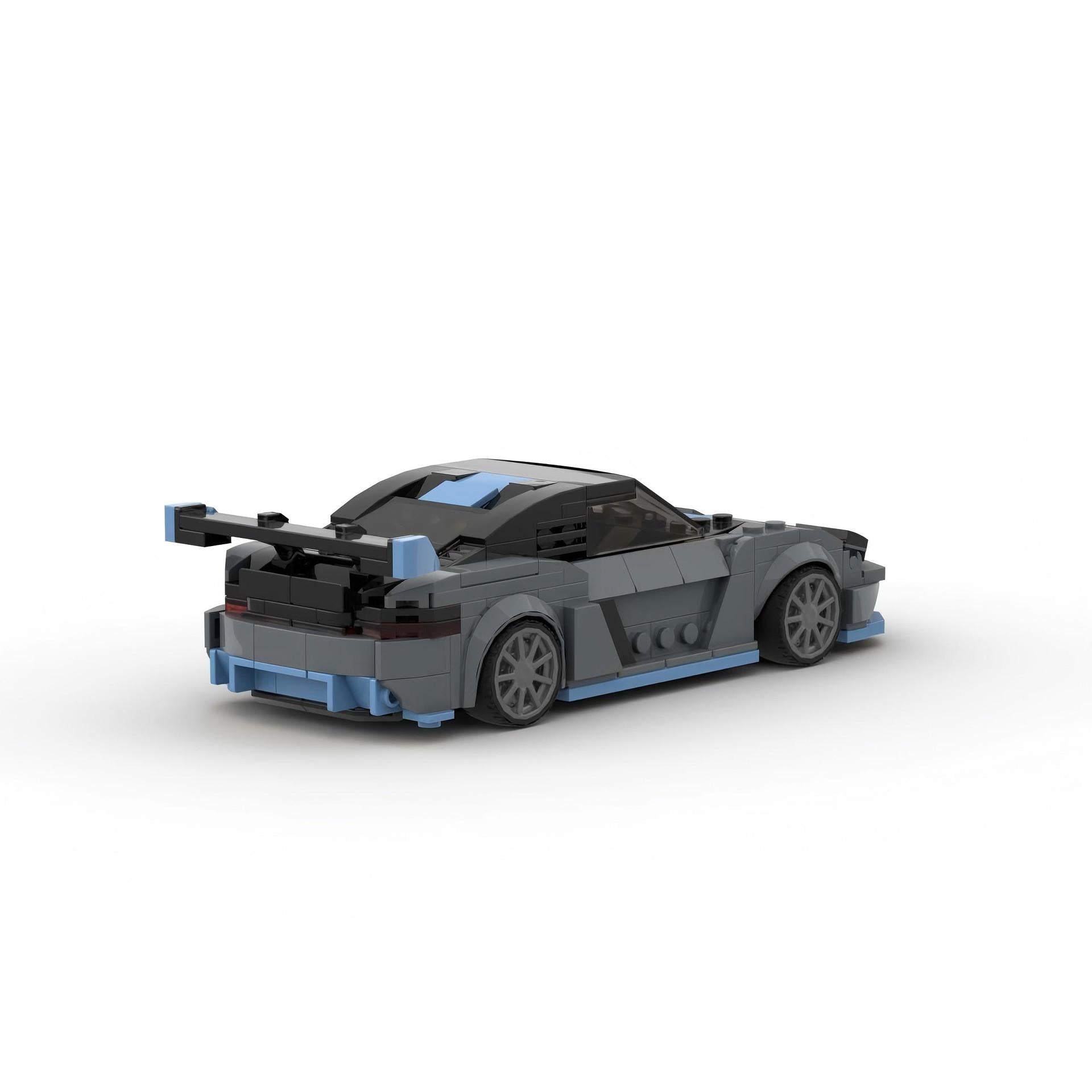 Porsche 718 GT4 RS MOC-Style Building Blocks Racing Car Model Collectible Sports Toy Gift
