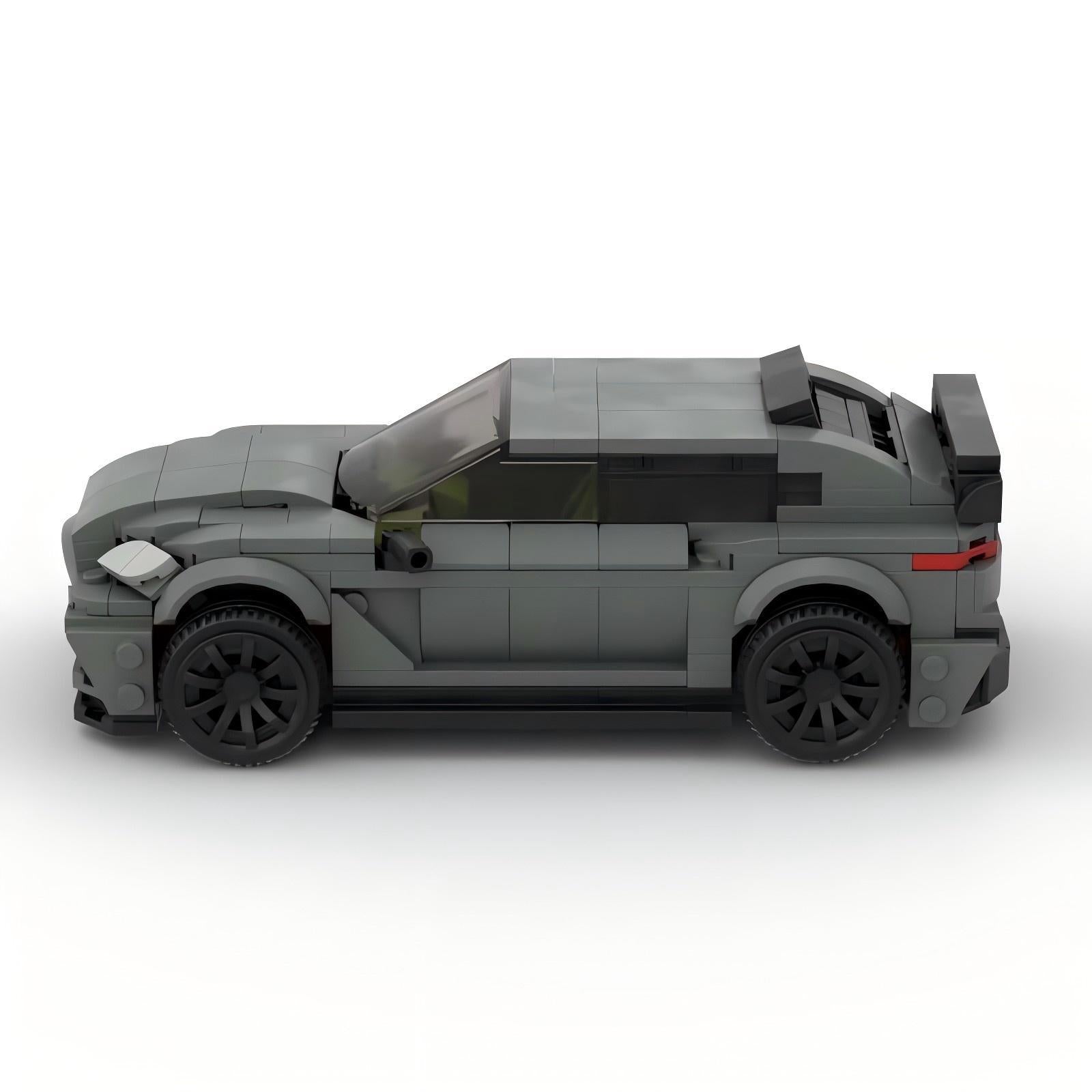 MOC Aston Martin DBX SUV Building Block Model – 17.6cm Sports Car Brick Toy for Collectors